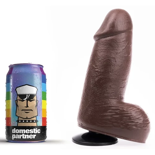 Gode DP103BR – prémium barna bőrből készült dildó