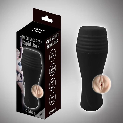 Power Escorts Rapid Jack fekete vibrátor Chloe