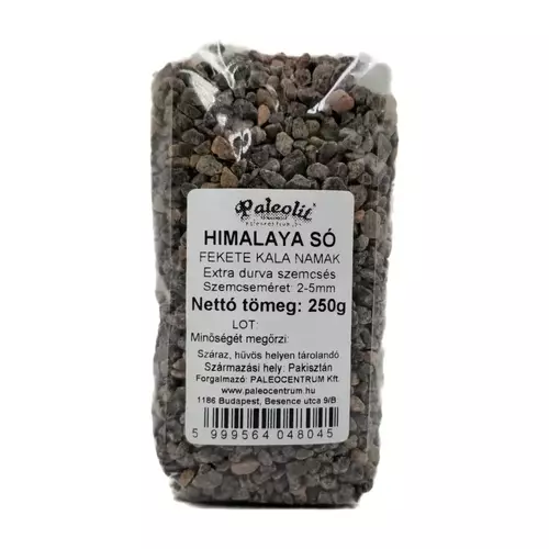 Himalaya só durva fekekte (2-5mm) Kala Namak - 250 g - Paleolit