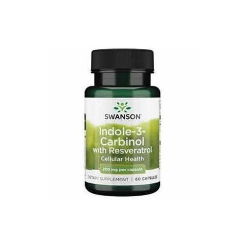 Swanson Indole-3-C (+resveratrol) 200 mg / 60 db (+5 mg resveratrol)