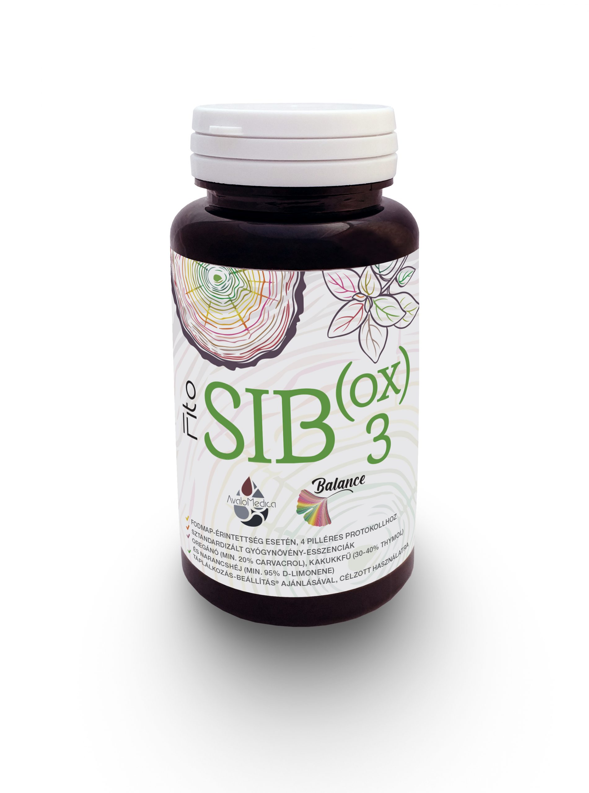 Freyagena Balance SIB(OX)3 – sztandardizált gyógynövény esszenciák 30 kapszula