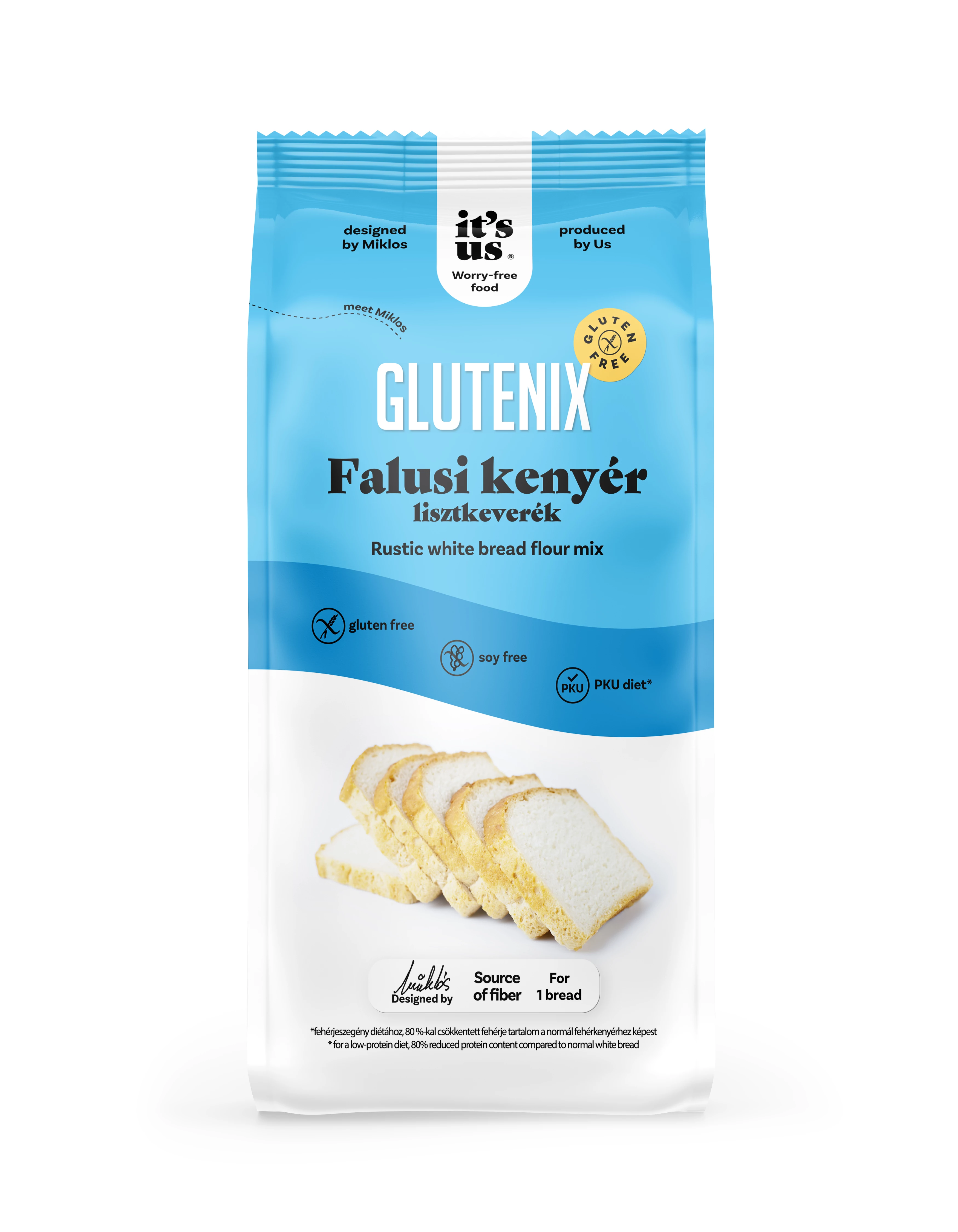 It`s us glutenix gluténmentes falusi kenyér sütőkeverék 500 g