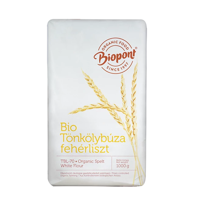 Biopont bio tönkölybúza fehérliszt tbl80 1000 g