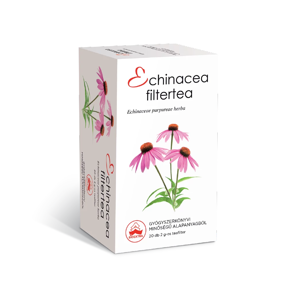 Bioextra echinacea tea 20x2g fehér 40 g