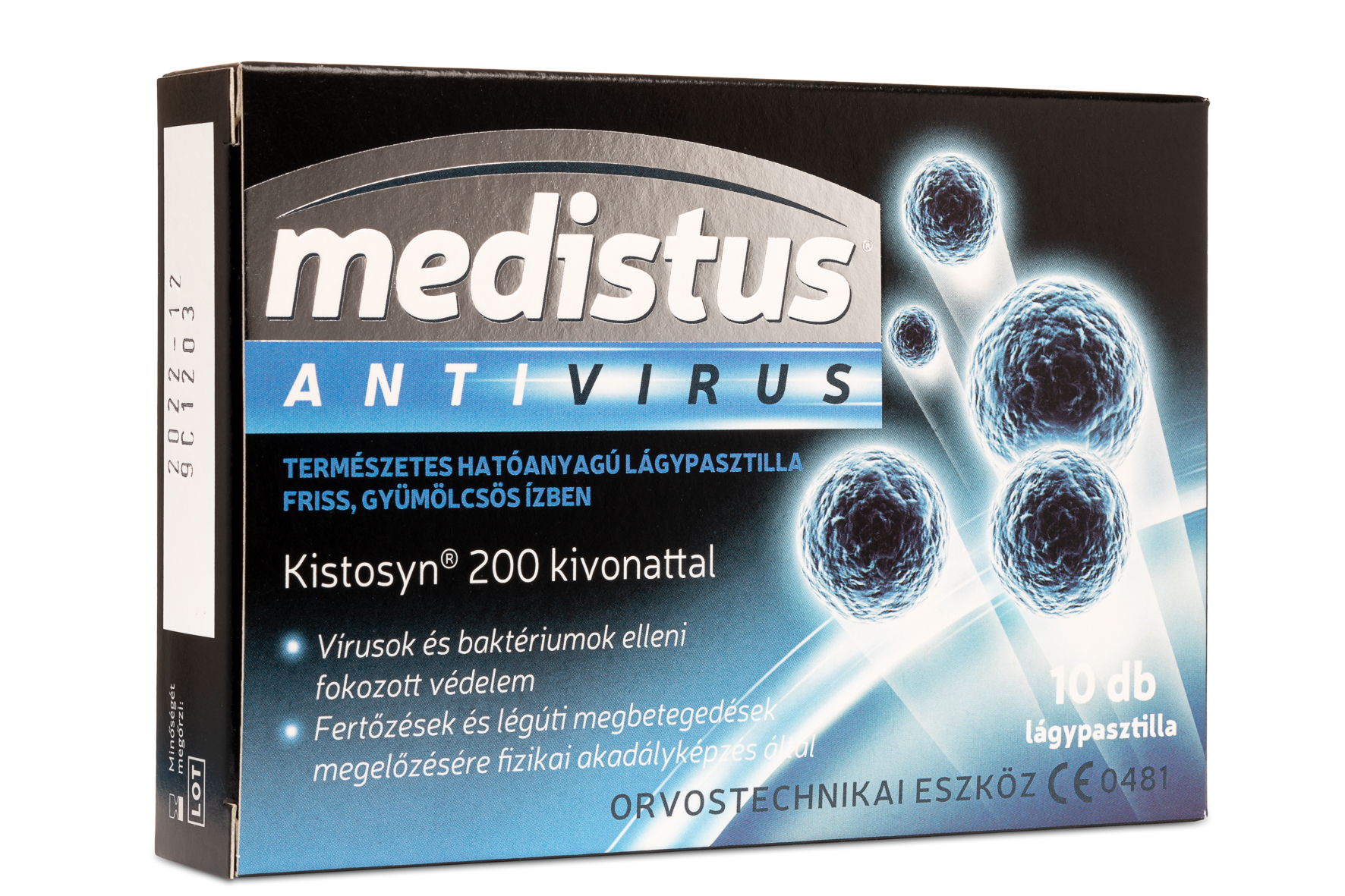 Medistus antivirus lágypasztilla 10 db