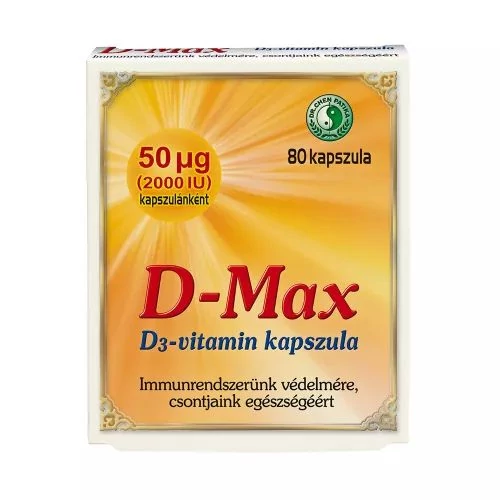 Dr.chen d-max d3-vitamin kapszula 80 db