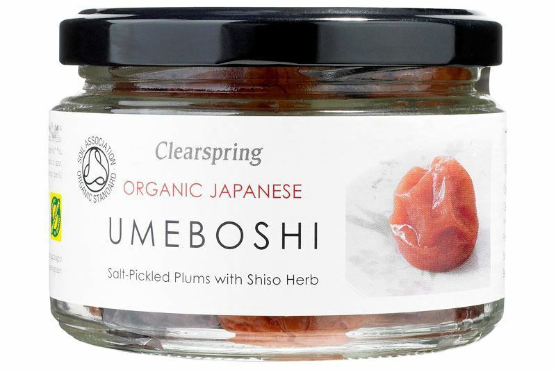 Clearspring bio umeboshi sós japán szilva 200 g