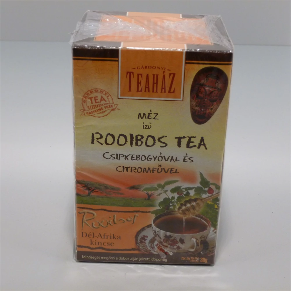 Teaház rooibos tea mézes mangó ízű csipkeb. és citromfűvel 20x1,5 g