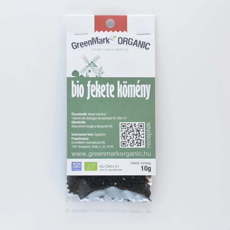 Greenmark bio fekete kömény 10 g