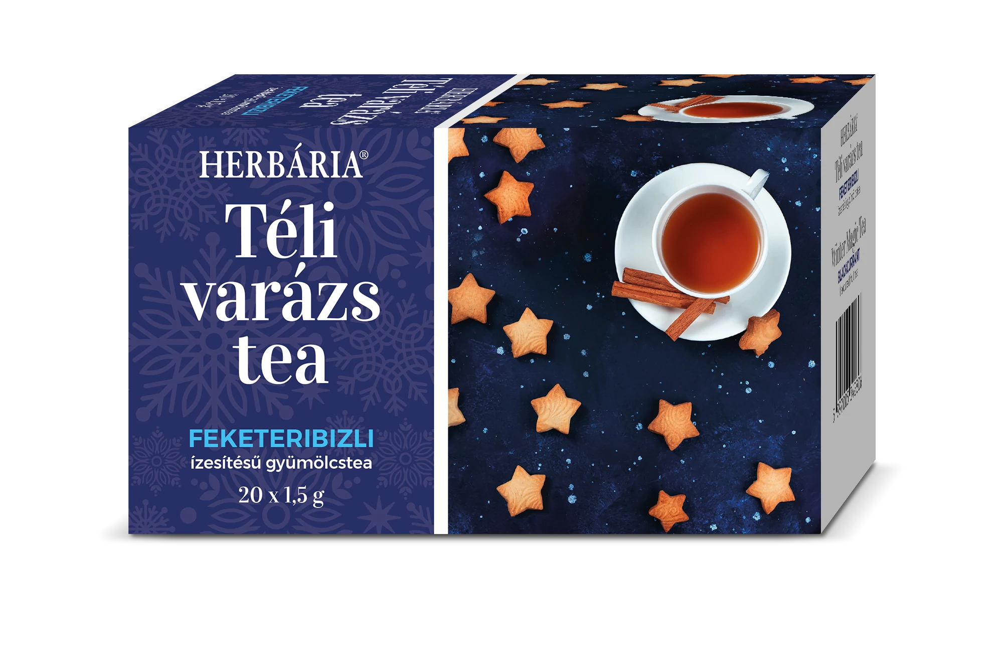 Herbária téli varázs feketeribizli ízű tea 20x1,5g 30 g