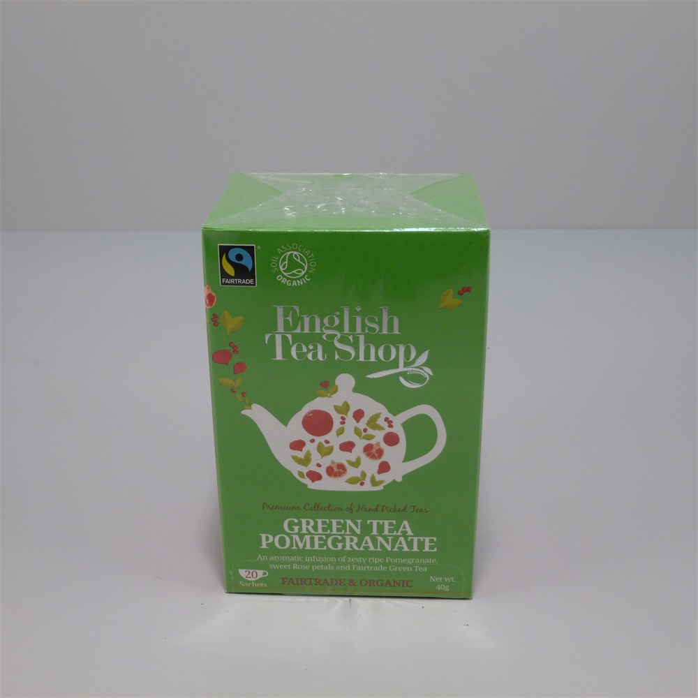 Ets bio zöld tea gránátalma 20x1,5g 30 g