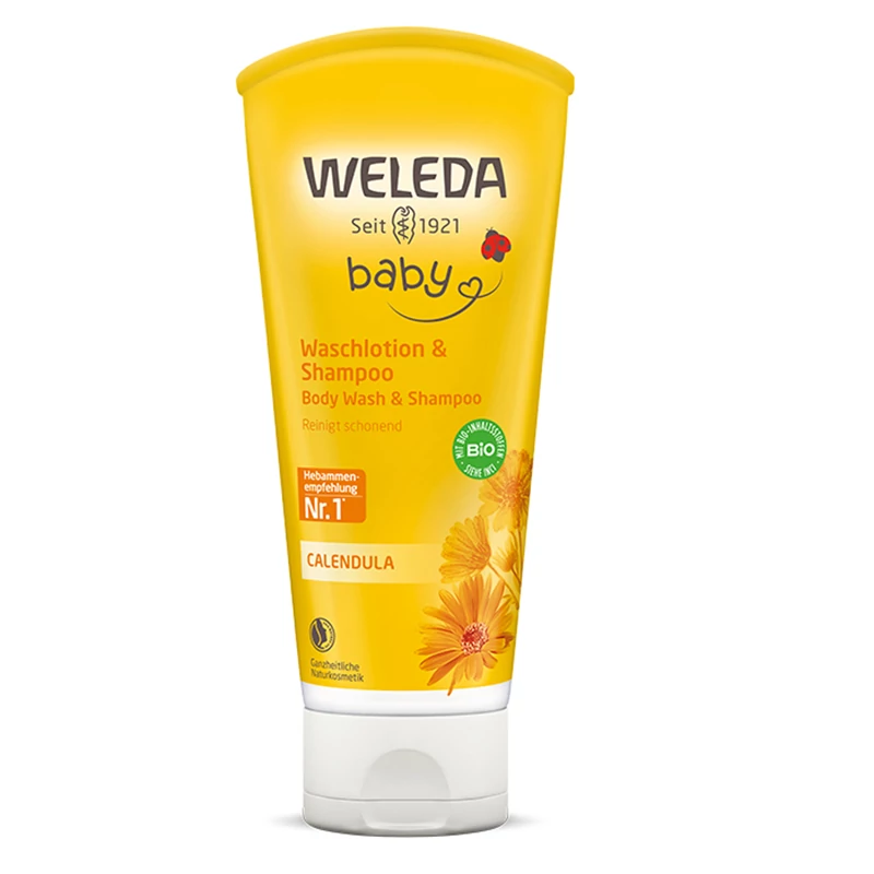 Weleda calendula tusfürdő és sampon 200 ml