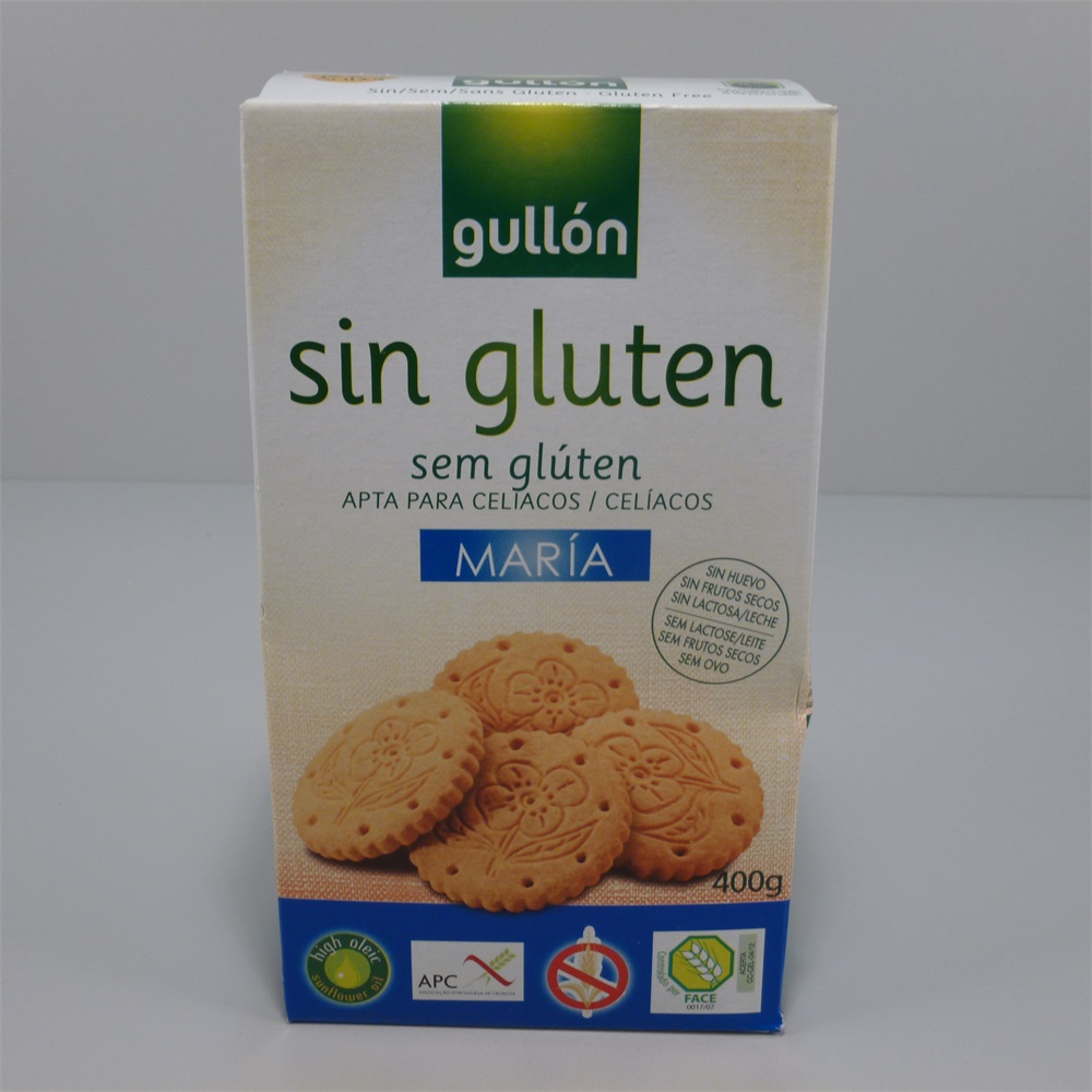 Gullón glutén- és laktózmentes maria keksz 400 g