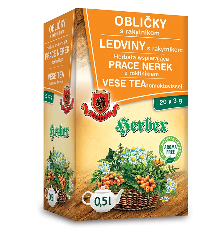 Herbex vese tea homoktövissel 20x3g 60 g