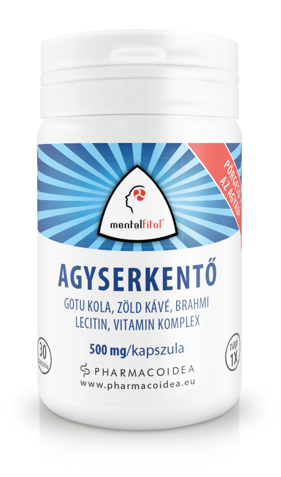 Pharmacoidea mentalfitol agyserkentő kapszula 30 db