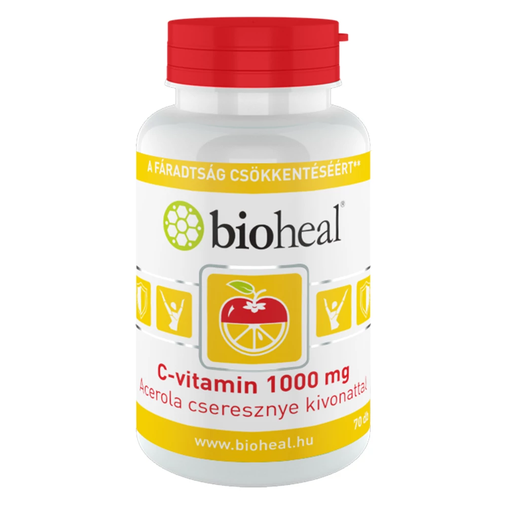 Bioheal c-vitamin 1000mg acerola kivonattal 70 db