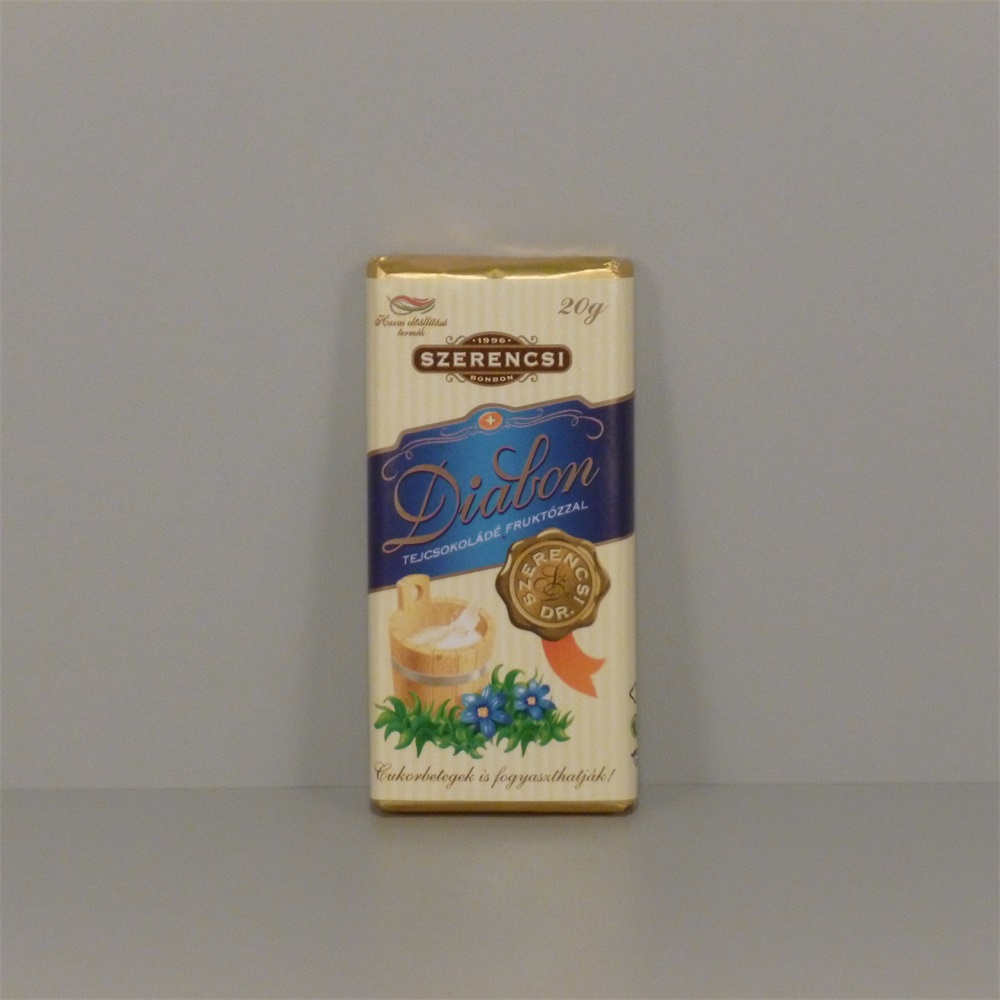 Diabon tejcsokoládé 20 g