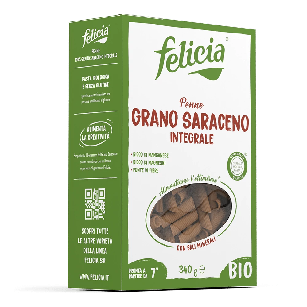 Felicia bio gluténmentes tészta hajdina penne 250 g