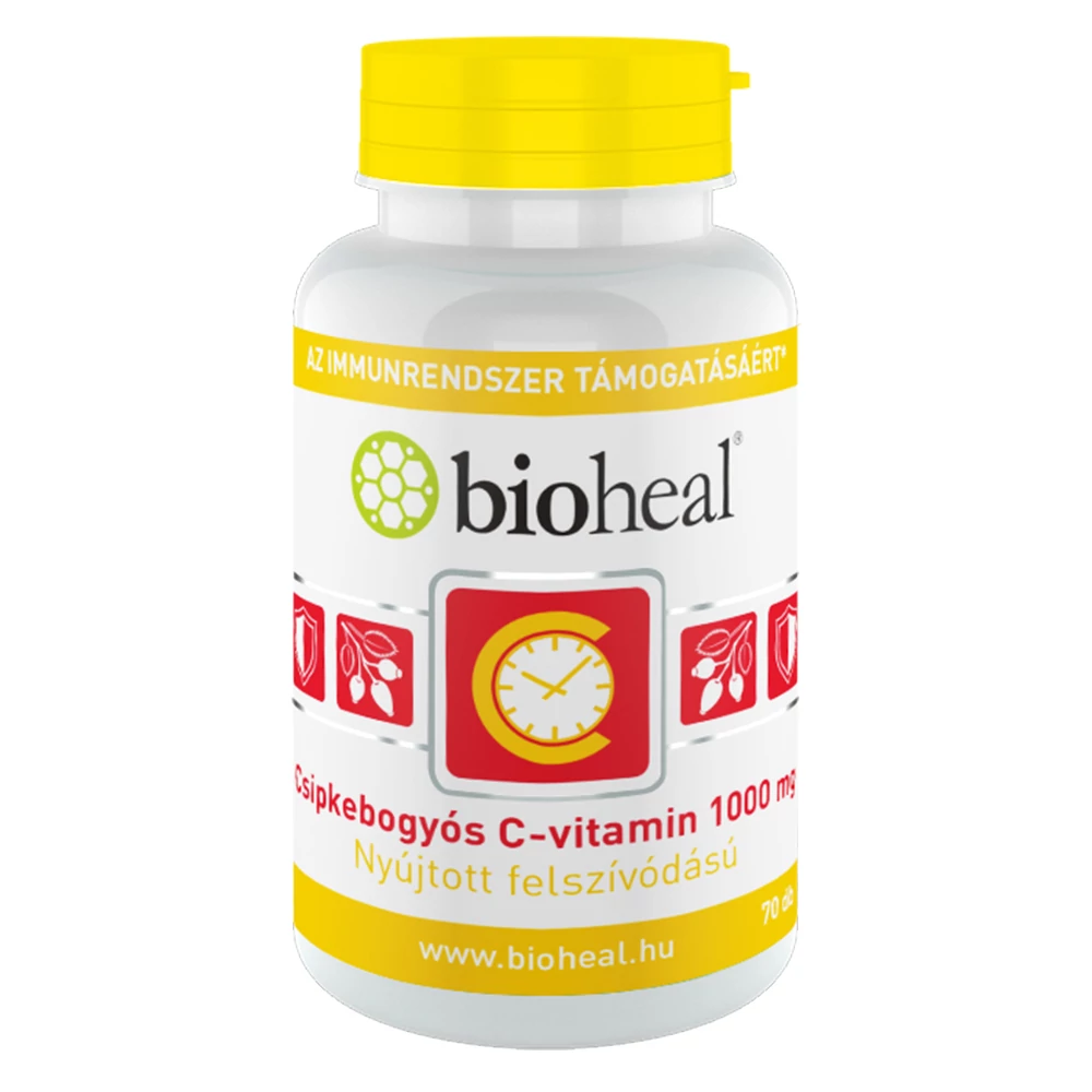 Bioheal csipkebogyós c-vitamin 1000mg nyújtott felszívódású 70 db