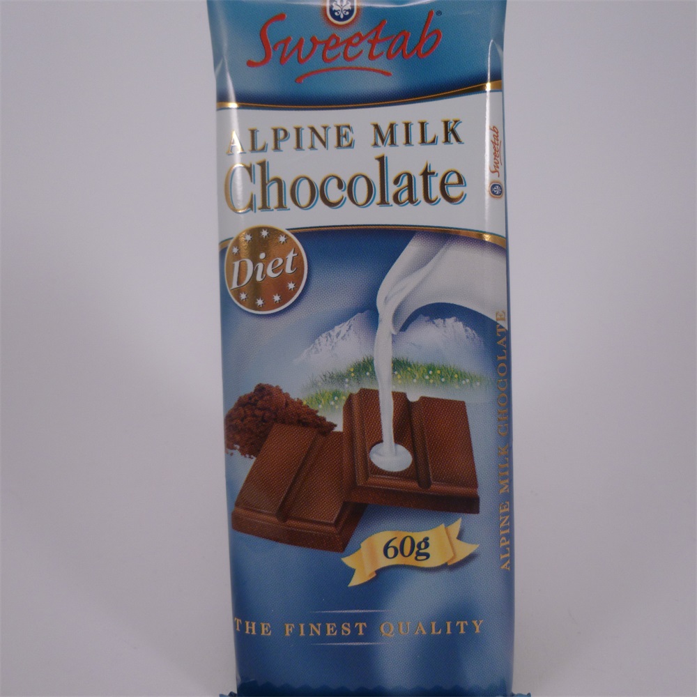 Sweetab tejcsokoládé fruktózzal 60 g