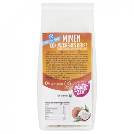 Mimen minden mentes keksz kókuszkrémes 150 g