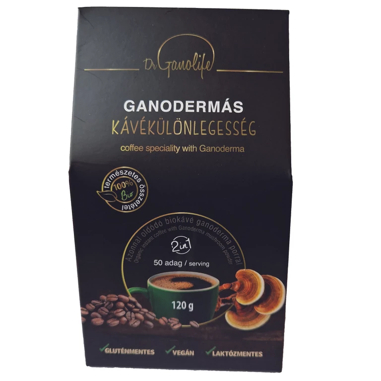 Dr Ganolife bio ganodermás kávékülönlegesség 2 in 1 120 g