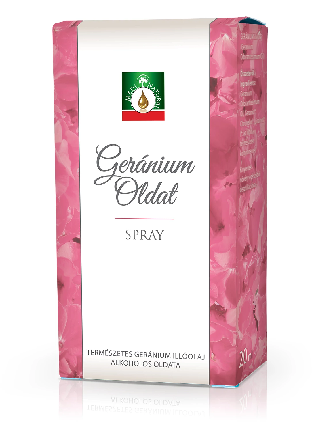 Medinatural geránium oldat spray 20 ml