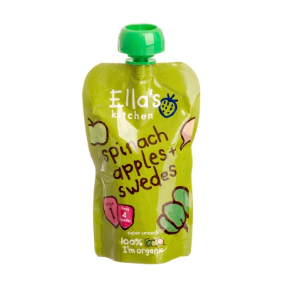 Ellas Kitchen bio spenót alma karórépa bébiétel 120 g