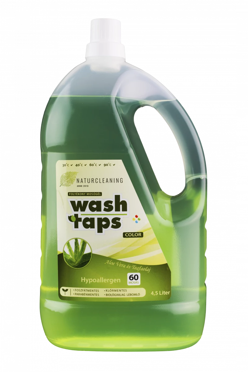 Wash Taps teafa aloe hipoallergén mosógél 4500 ml