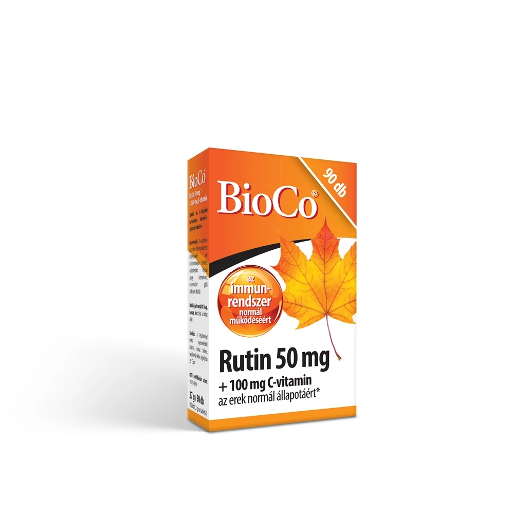 Bioco rutin 50 mg+100 mg c-vitamin kapszula 90 db