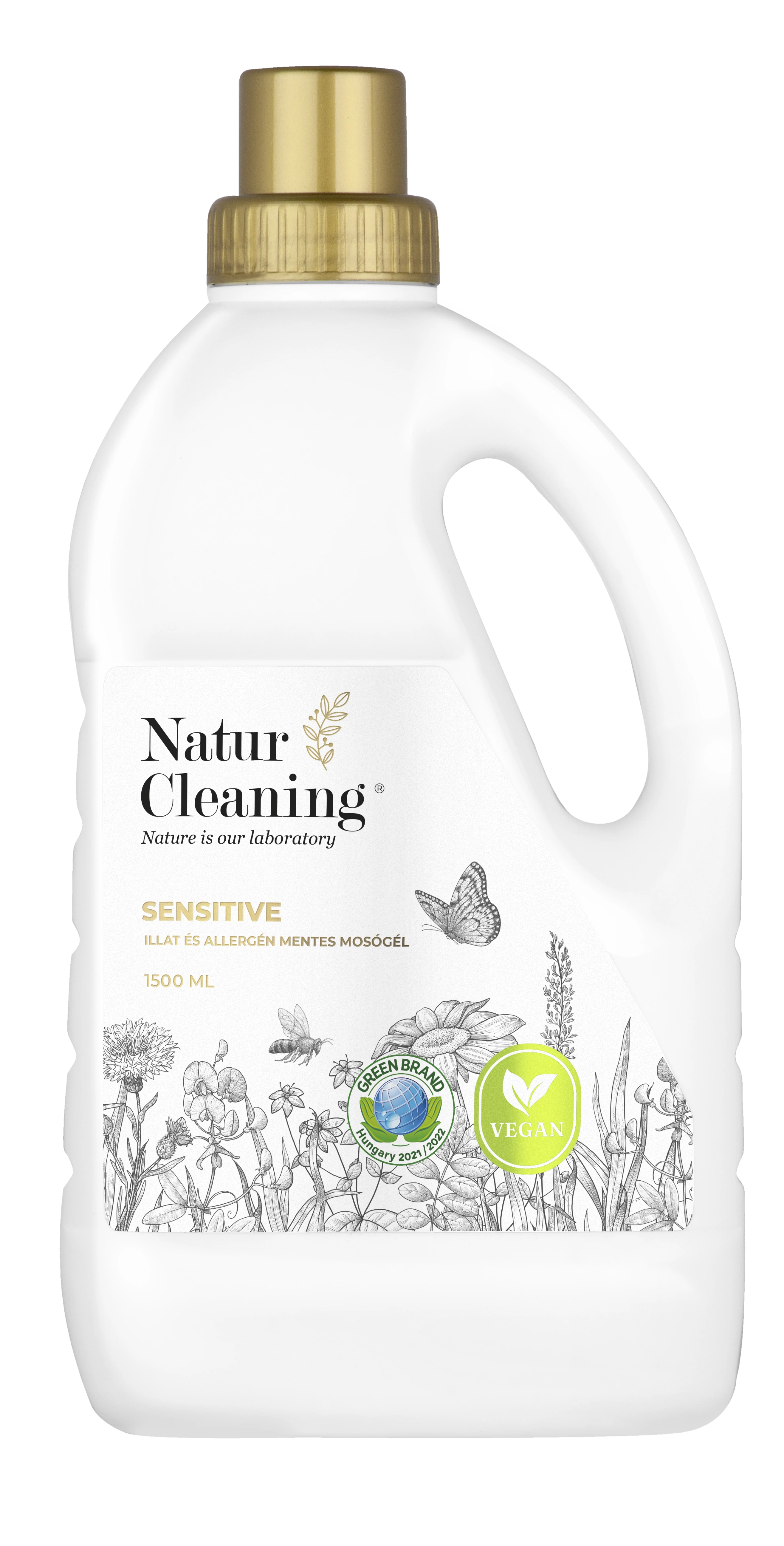 Naturcleaning illat- és allergénmentes mosógél 1500 ml