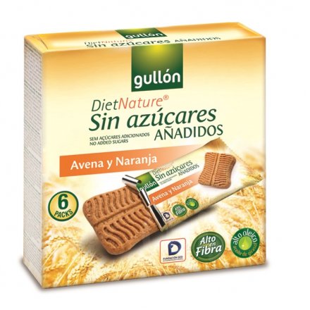Gullón snack zabos-narancsos keksz 144 g