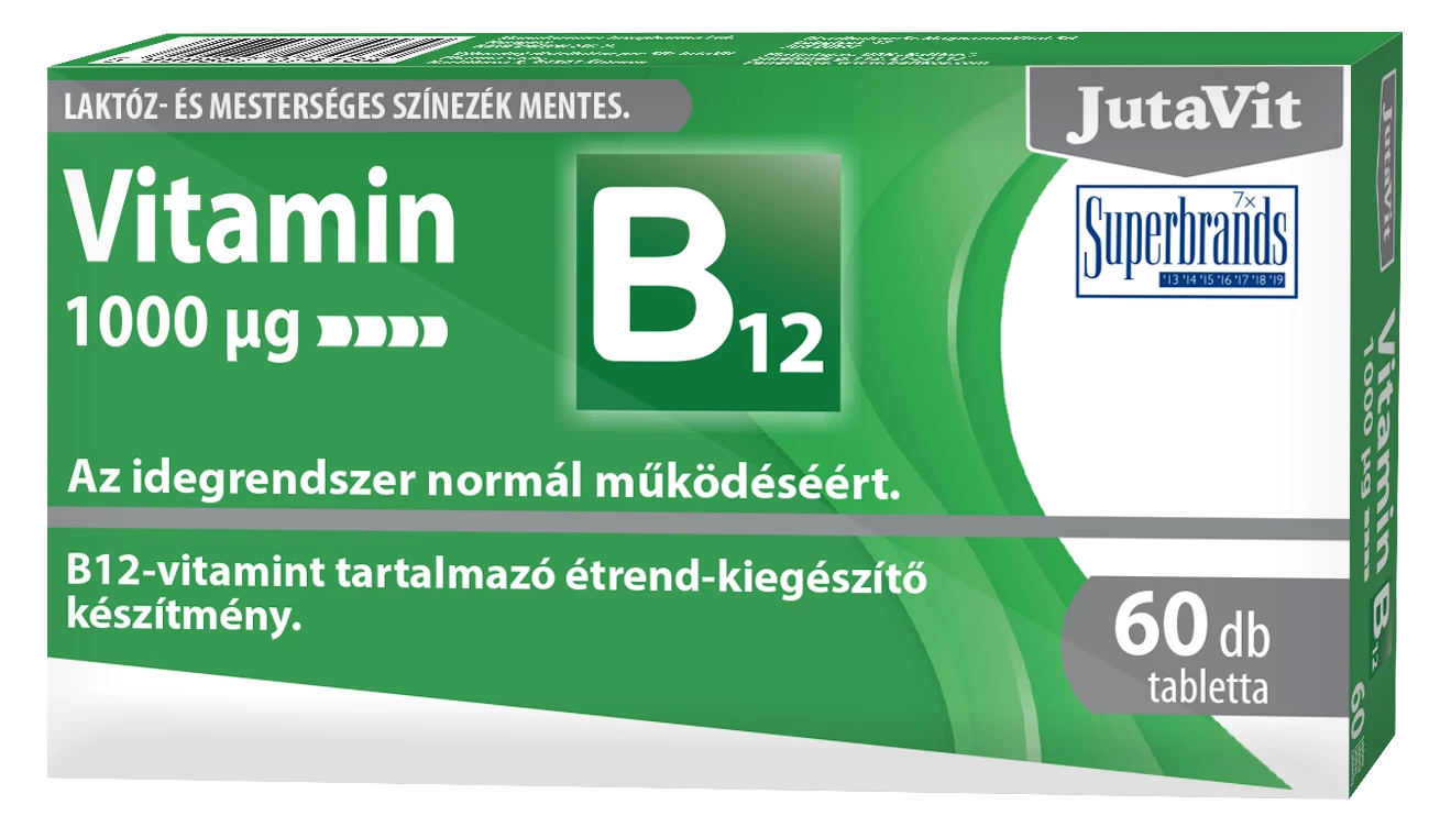 Jutavit B12-vitamin 1000µg 60 db