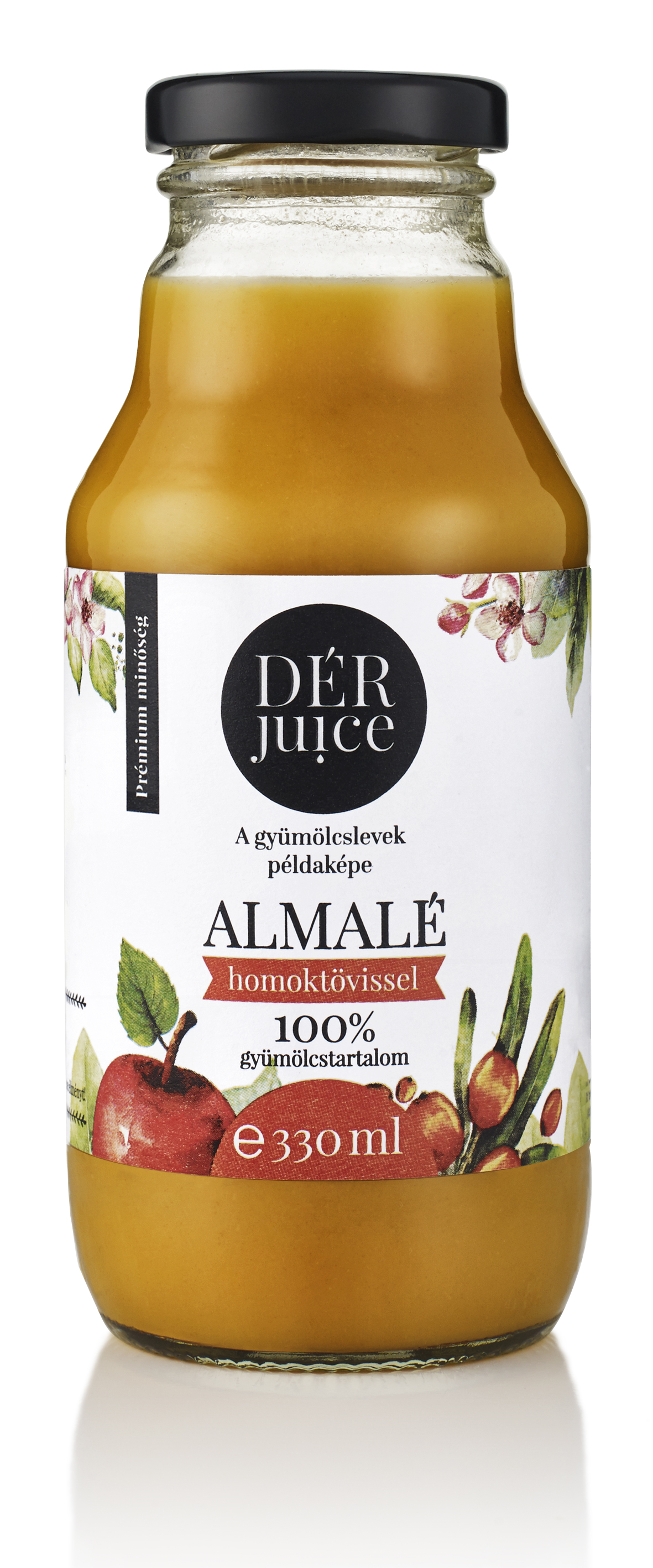 Dér juice almalé homoktövissel 90-10% 330 ml