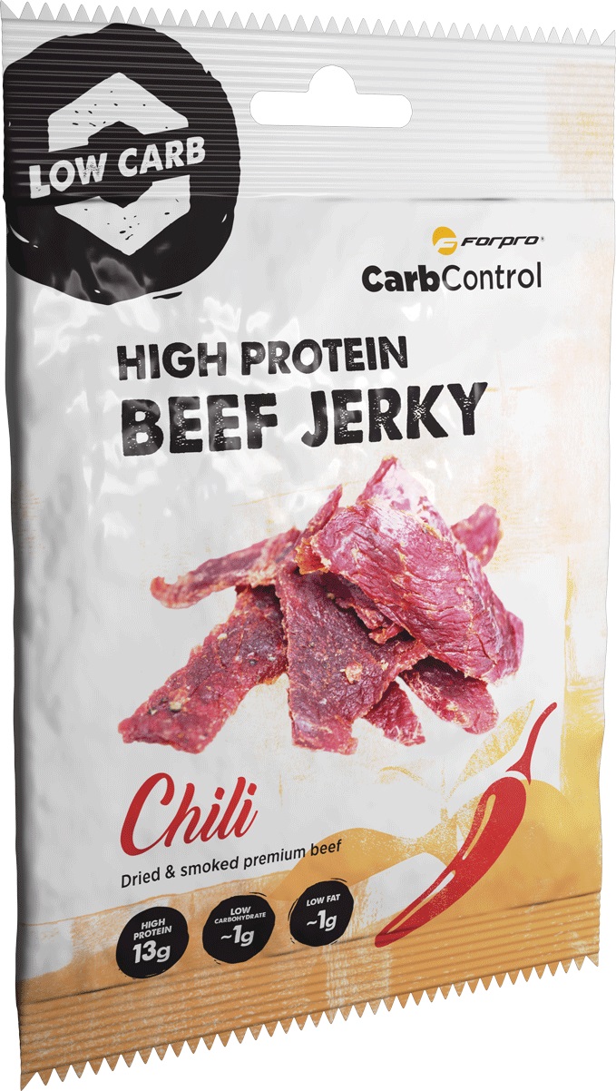 Forpro magas fehérjetartartalmú szárított füstölt marhahús chili 25 g