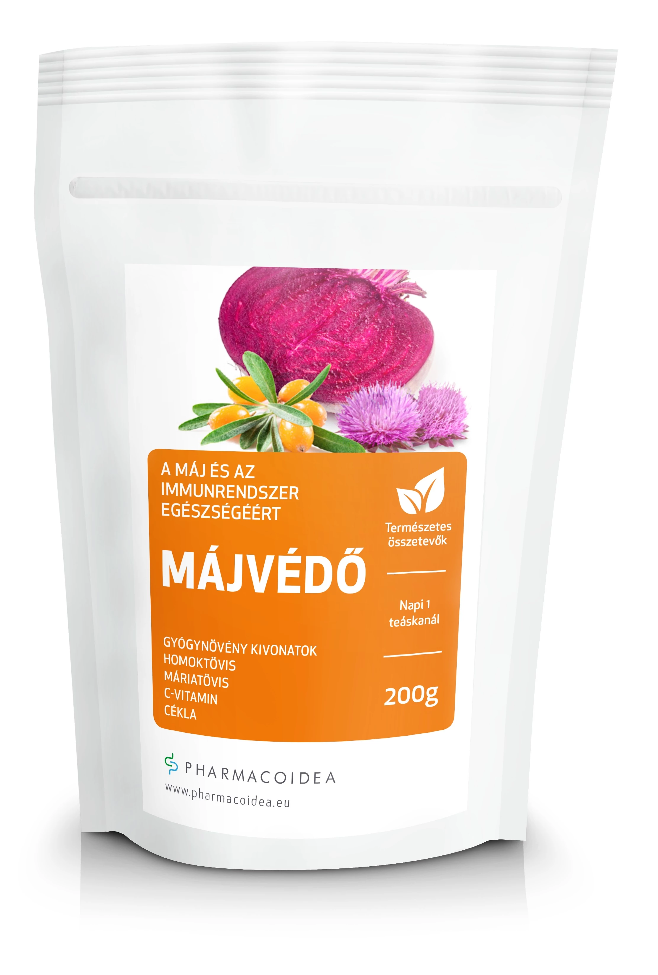 Pharmacoidea Májvédő 200g