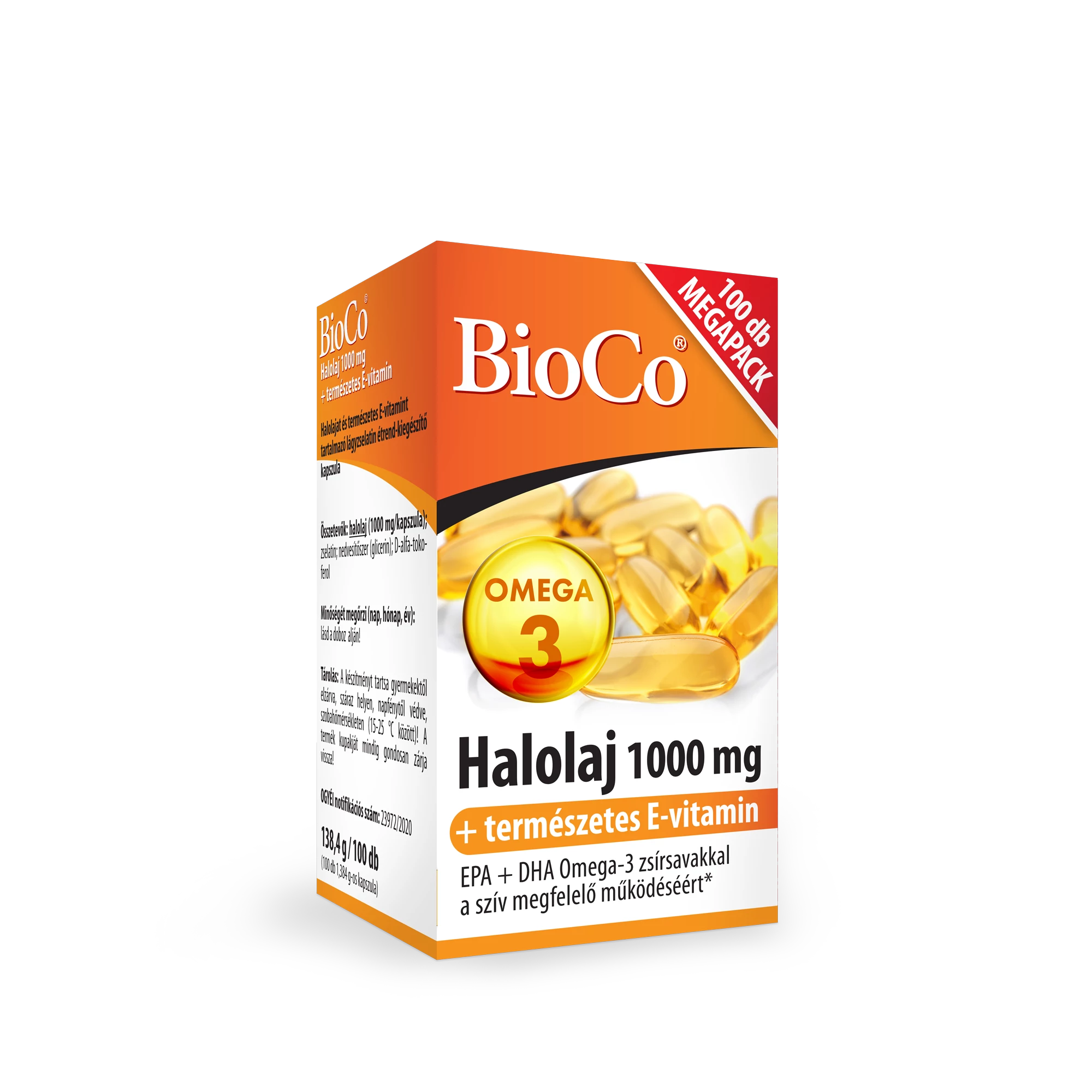 Bioco halolaj 1000 mg 100 db