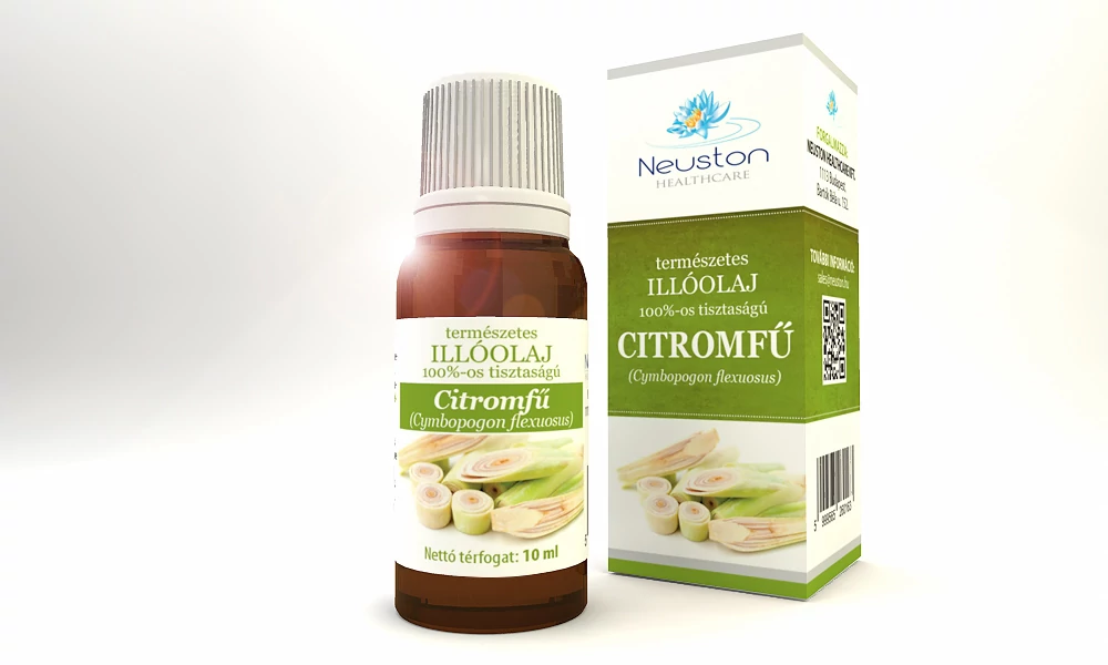 Neuston természetes illóolaj citromfű 10 ml