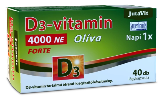 Jutavit d3-vitamin 4000 NE olíva 40 db