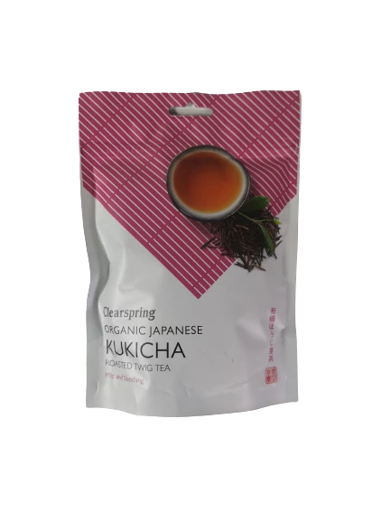 Clearspring bio kukicha pirított zöld tea 90 g