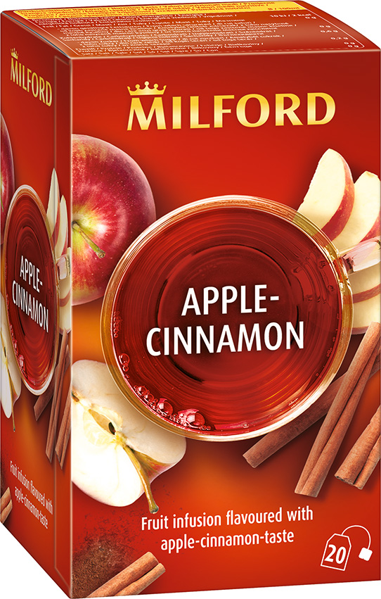 Milford alma-fahéj ízű gyümölcstea 20x2,5g 50 g