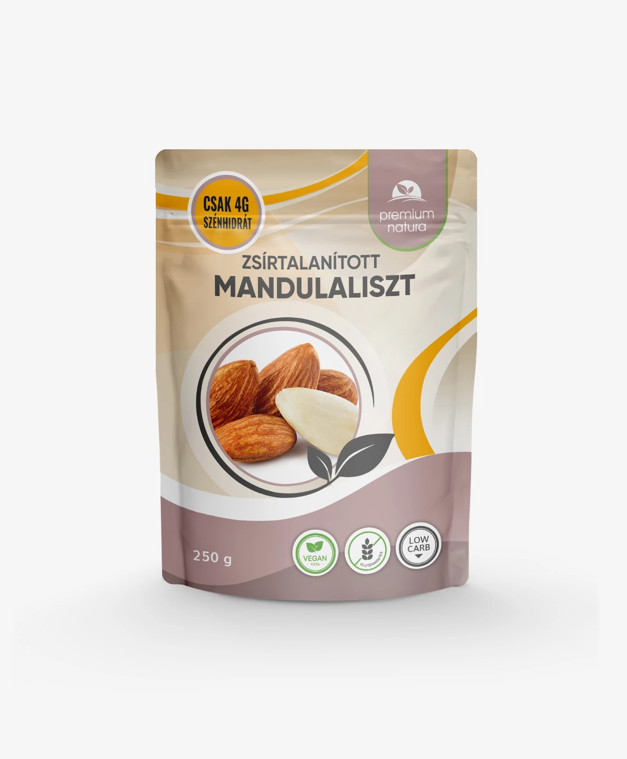 Premium Natura zsírtalanított mandulaliszt 250 g