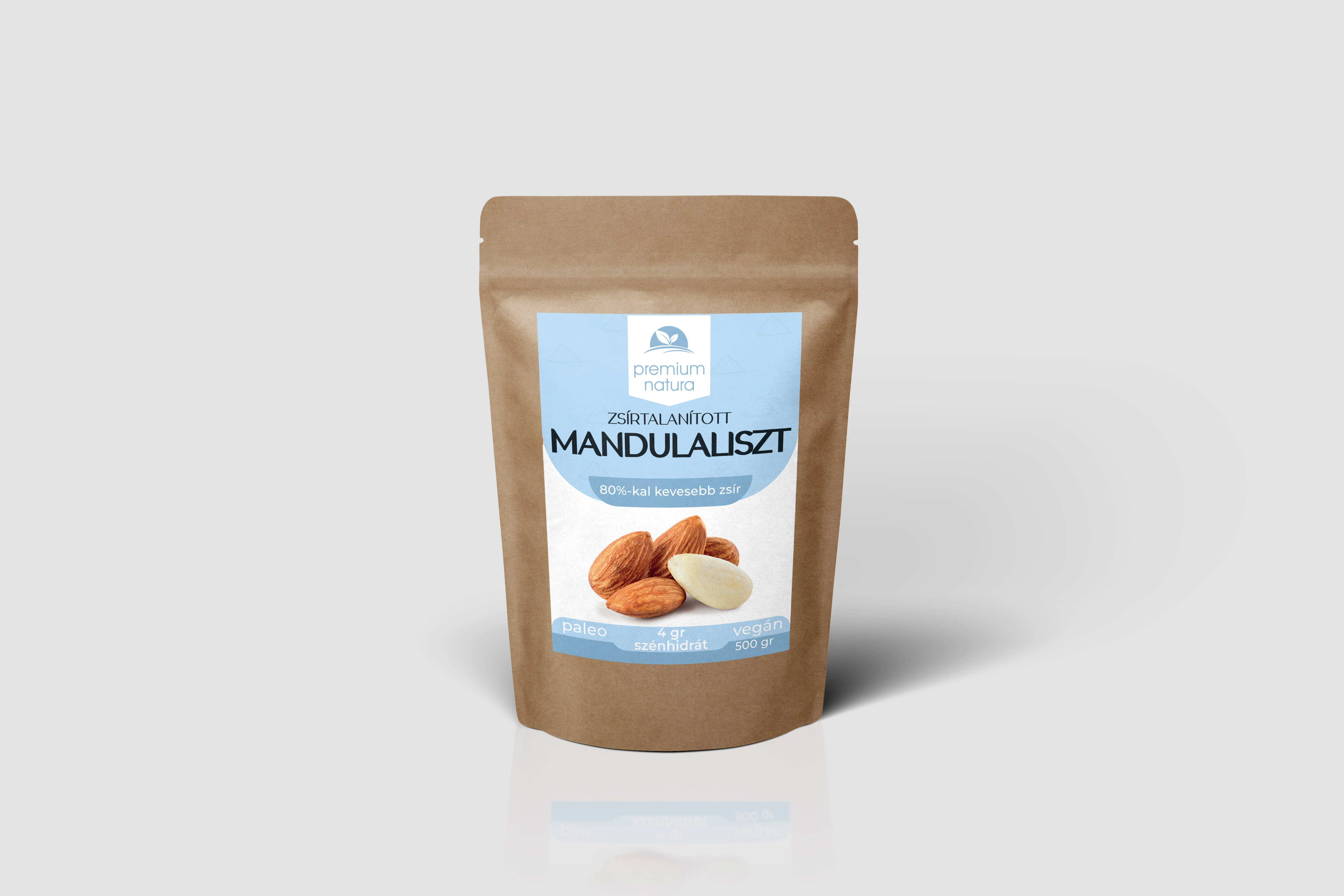 Premium Natura zsírtalanított mandulaliszt 500 g