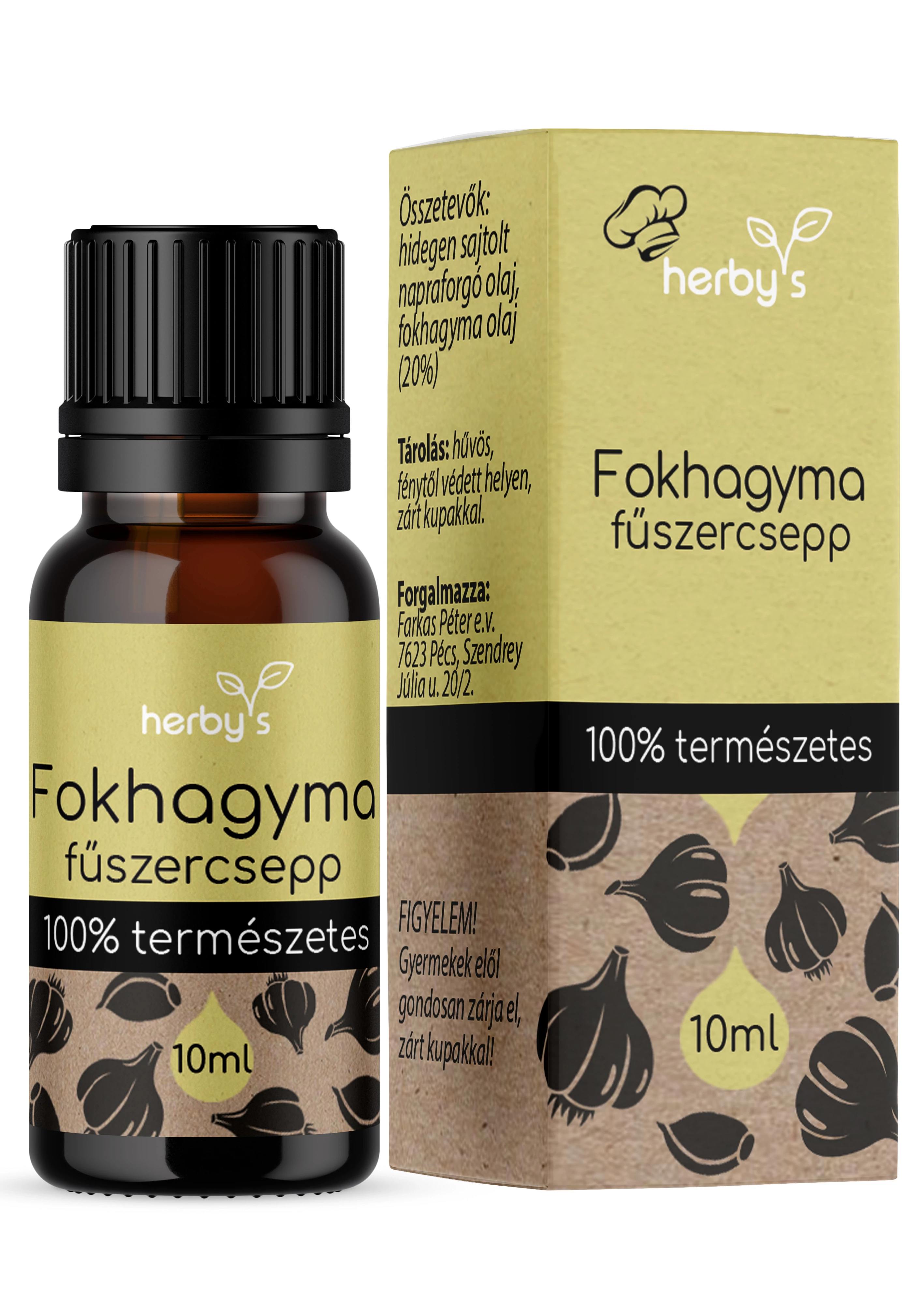 Herbys fokhagyma fűszercsepp 10 ml