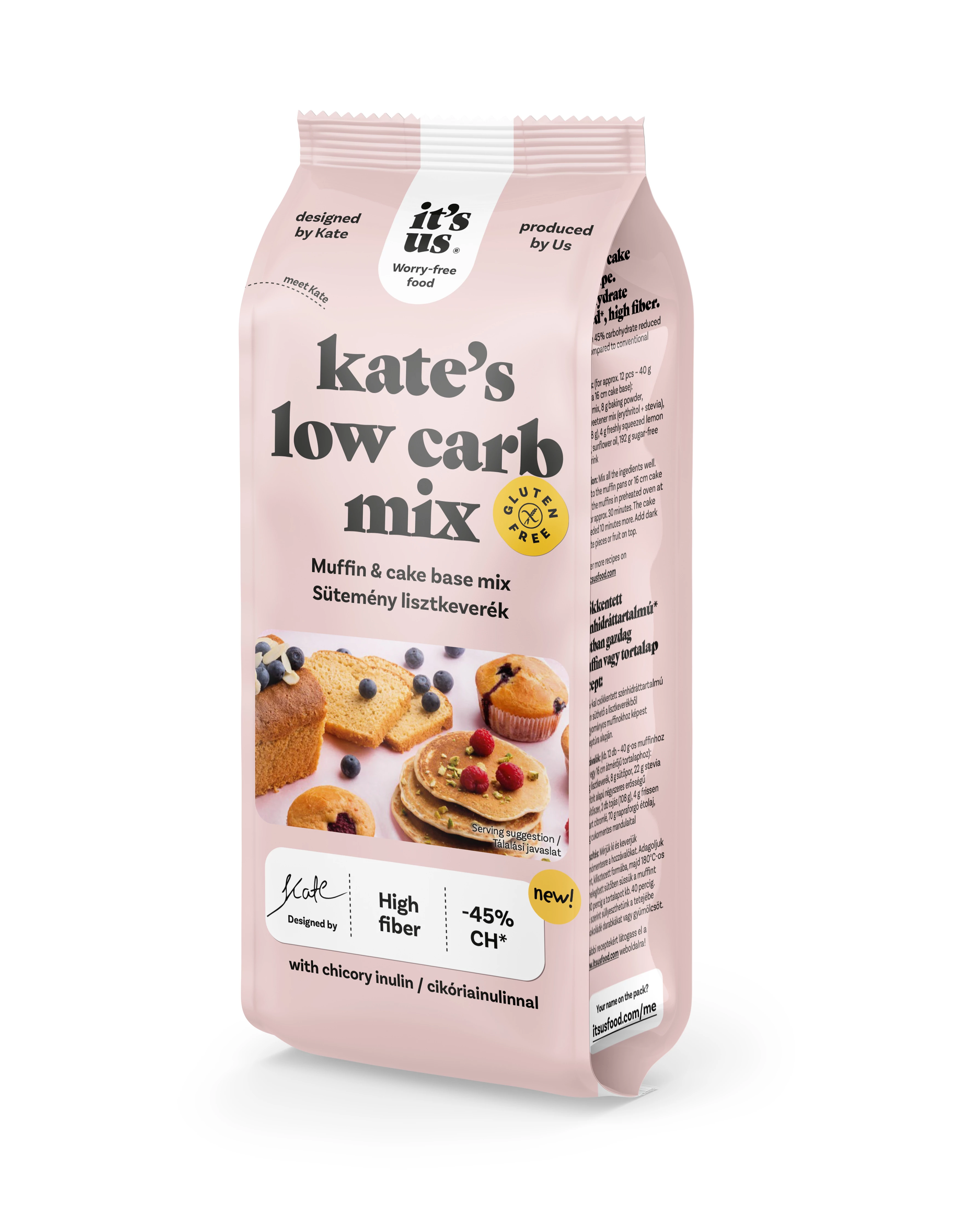 It`s us kate`s low carb sütemény lisztkeverék 500 g