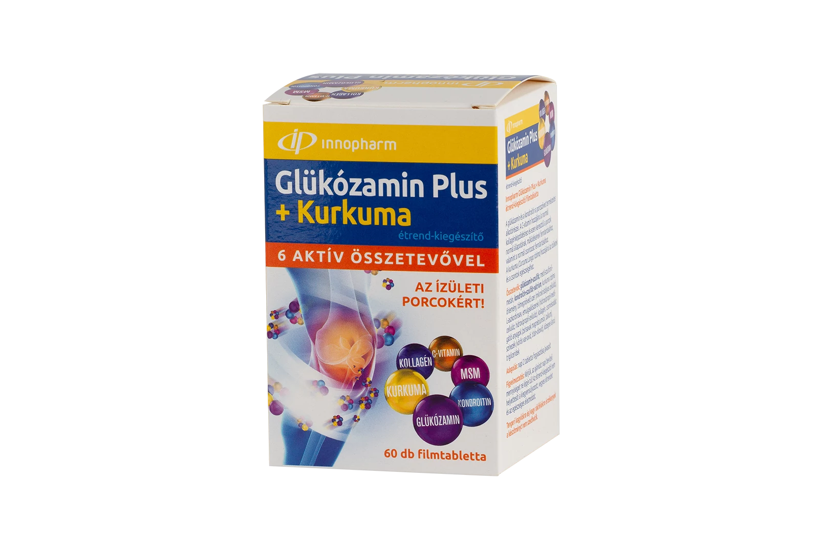 Innopharm glükózamin plus kurkuma filmtabletta 60 db