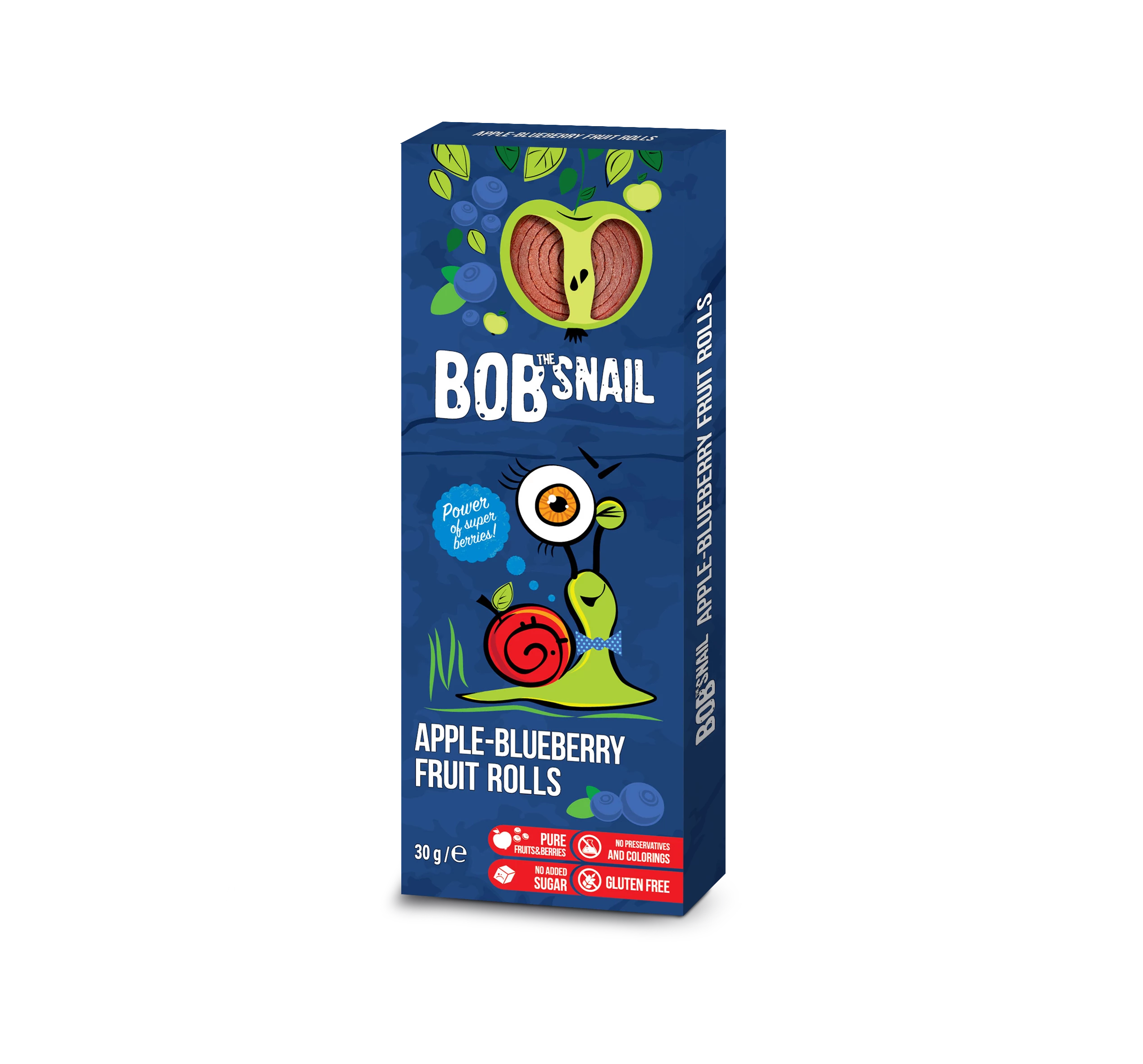 Bob Snail gyümölcstekercs alma-áfonya 30 g