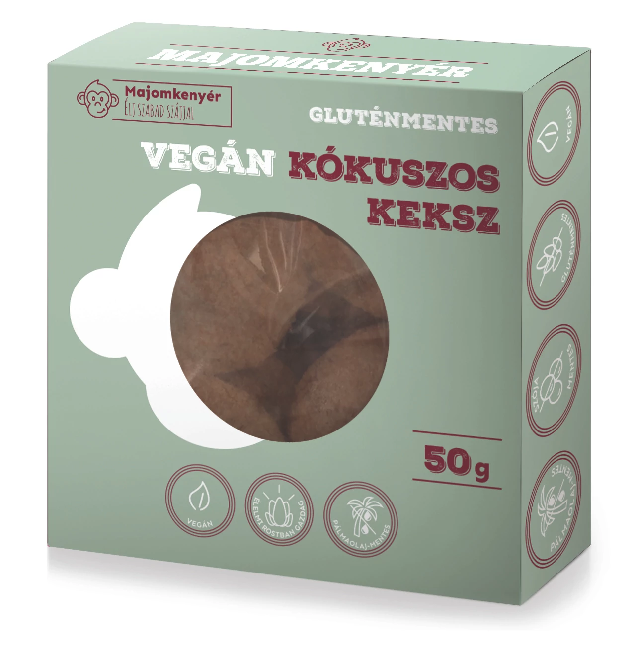 Majomkenyér kókuszos vegán keksz 50 g