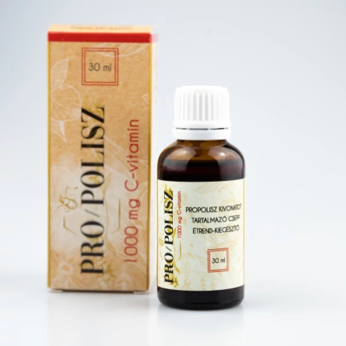 Pro/polisz propoliszos kivonatot tartalmazó alkoholos csepp 1000mg c-vitaminnal 30 ml