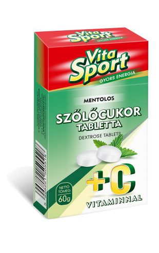 Vitasport szőlőcukor mentolos dobozos 60 g